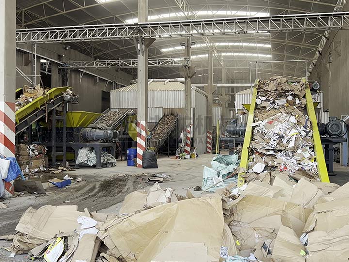 廢紙干法制漿系統